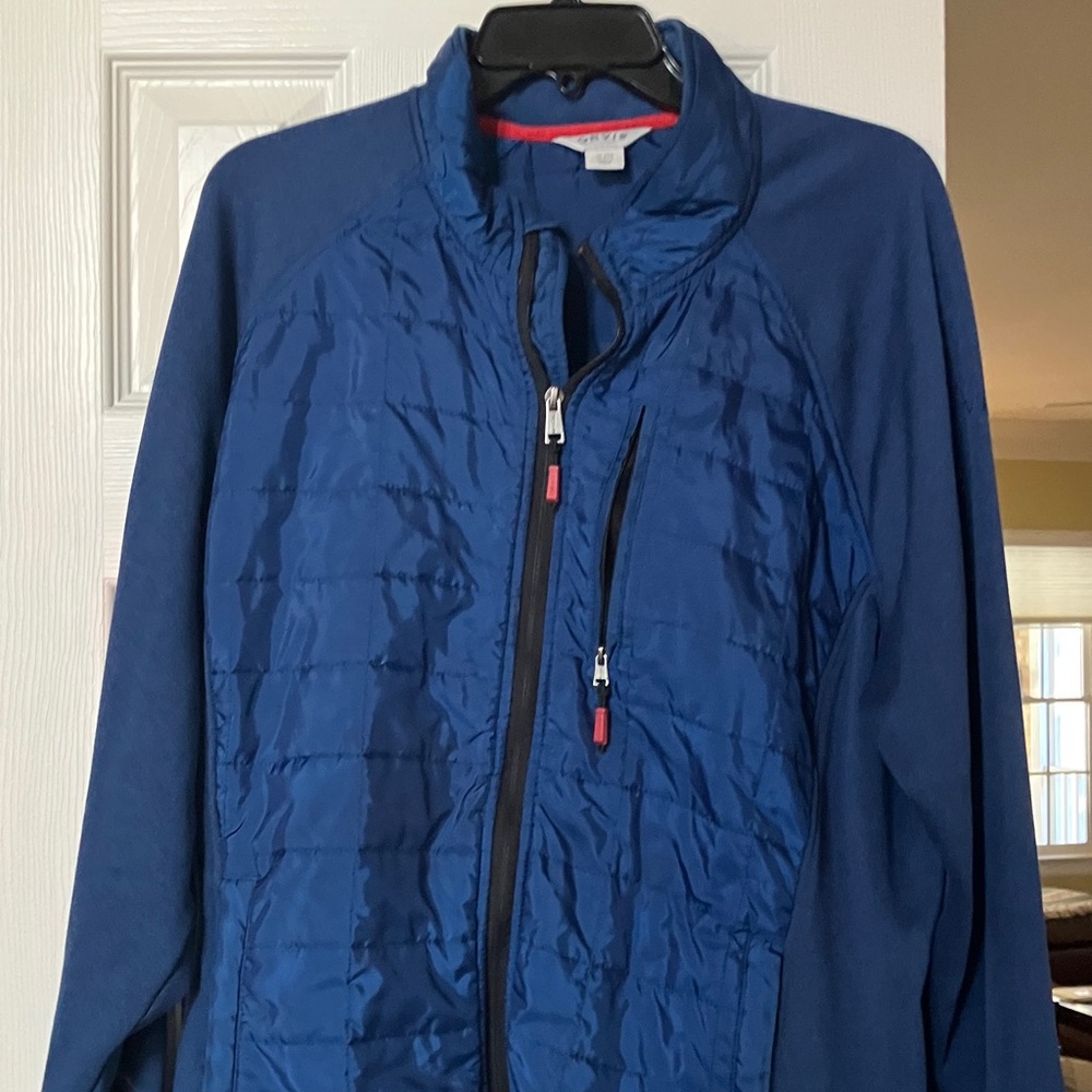 Orvis Blue and Red Jacket